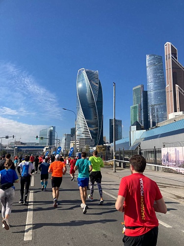 Центр Келдыша принял участие в международном московском марафоне